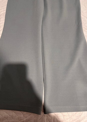 Gri Kadın Kumaş Pantolon - Görsel 3