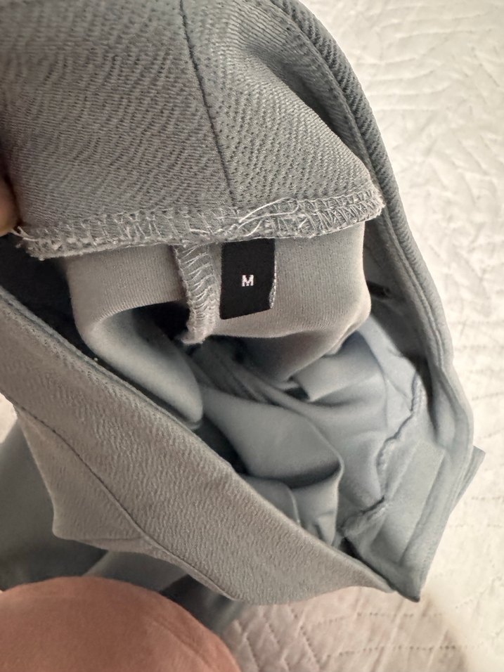 Gri Kadın Kumaş Pantolon - Görsel 4