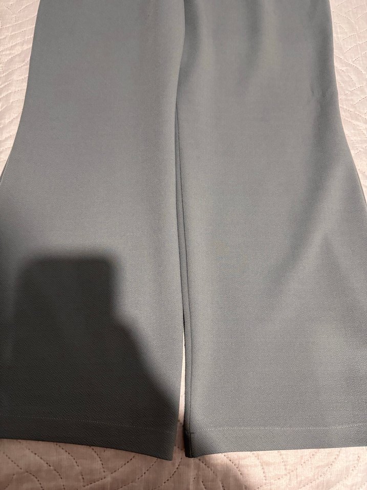 Gri Kadın Kumaş Pantolon - Görsel 3