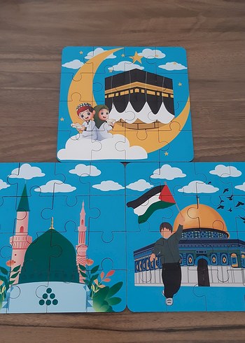Çocuklar için Renkli Puzzle Seti
