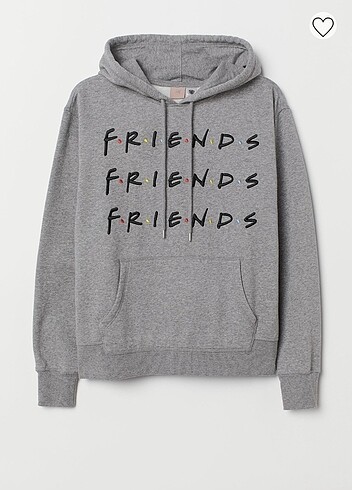 H&M friends işlemeli sweatshirt