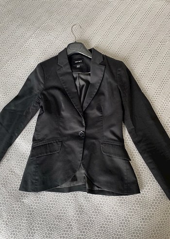 Koton Siyah Tek Dugmeli Blazer