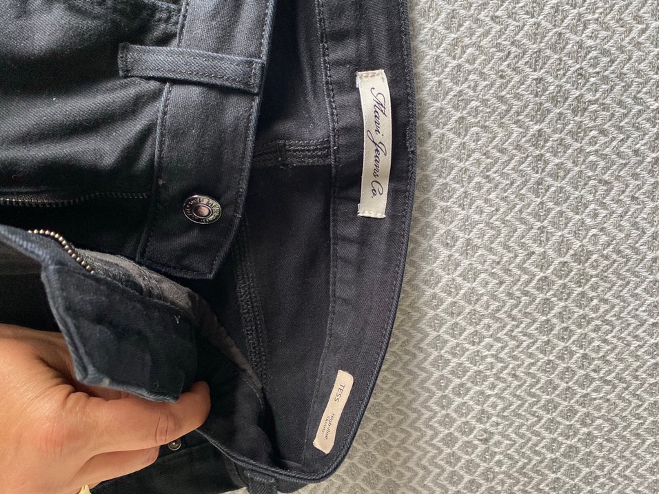 Mavi Siyah Dar Kesim Jean Pantolon — görsel 3/5