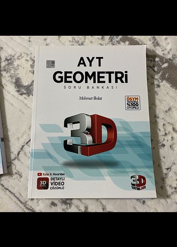 AYT Geometri Soru Bankası 3D Video Çözümlü