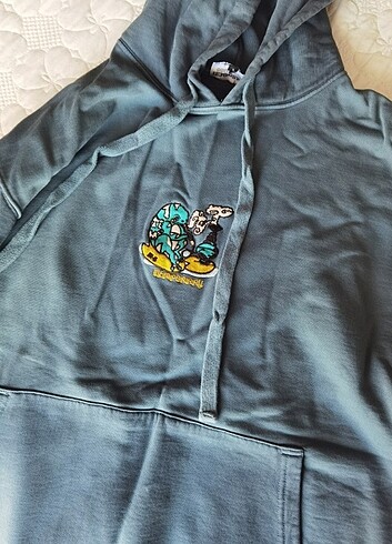 l Beden mavi Renk sweatshirt