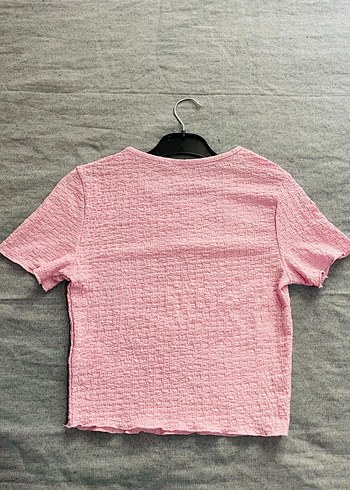 Defacto Pembe Kısa Kollu Tişört
