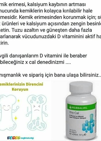 Diğer Herbalife D Vitamini Takviyesi 90 Tablet