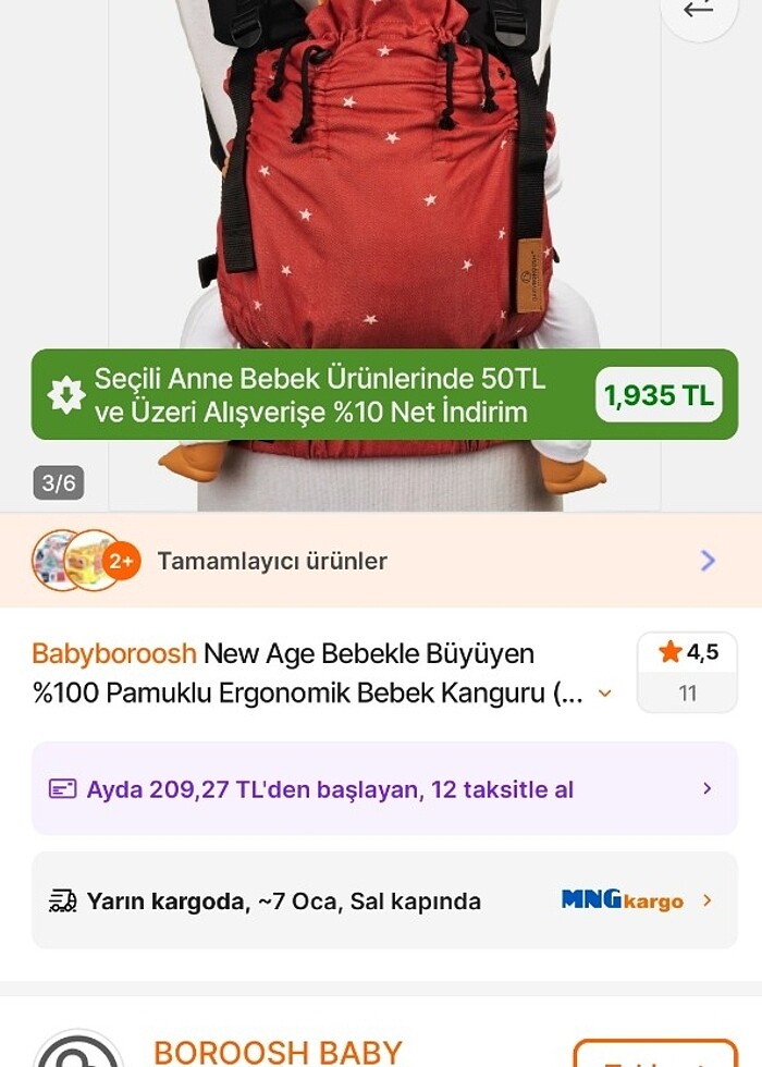 Yeni doğan uyumlu kanguru - Görsel 5