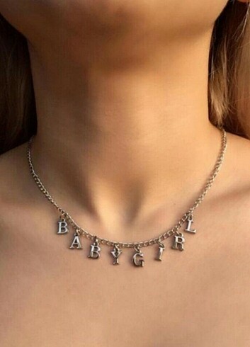 Diğer Babygirl Yazılı bayan kolyeler