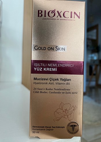 Diğer Gold On Skin Işıltılı Yüz Kremi 50 Ml Hyalüronik Asit, B5