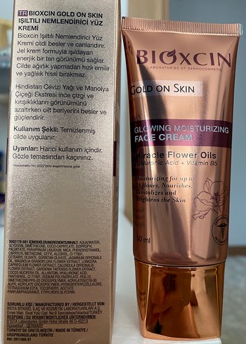 Beden Gold On Skin Işıltılı Yüz Kremi 50 Ml Hyalüronik Asit, B5