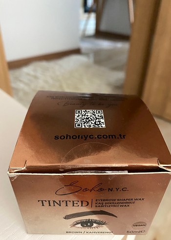 KAŞ SABİTLEYCİ WAX TINTED (KAHVERENGİ) - Görsel 4