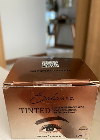 KAŞ SABİTLEYCİ WAX TINTED (KAHVERENGİ) - Görsel 3