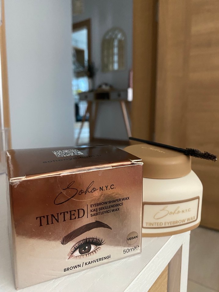 KAŞ SABİTLEYCİ WAX TINTED (KAHVERENGİ) - Görsel 2