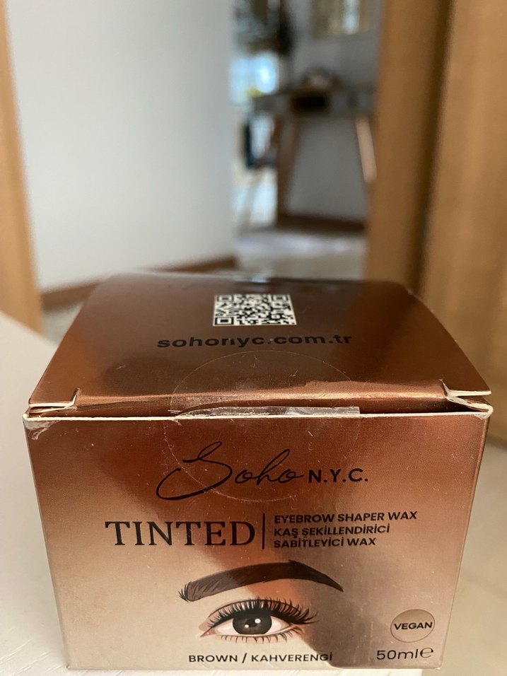 KAŞ SABİTLEYCİ WAX TINTED (KAHVERENGİ) - Görsel 3