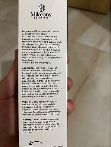 Beden Cilt Beyazlatıcı Leke Kremi