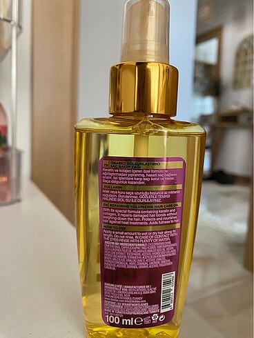 Keratin & Kolajen Onarıcı Dolgunlaştırıcı Saç Bakım Yağı 100 Ml - Görsel 2