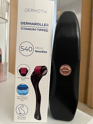 Dermotik Titanyum Uçlu 540 İğneli Saç Sakal Çıkarma Ve Cilt Bakı - Görsel 4