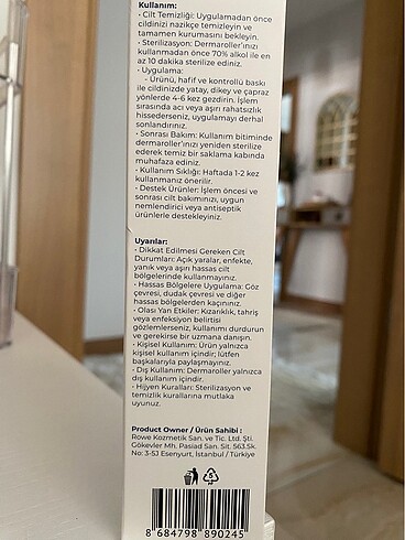 Dermotik Titanyum Uçlu 540 İğneli Saç Sakal Çıkarma Ve Cilt Bakı - Görsel 8