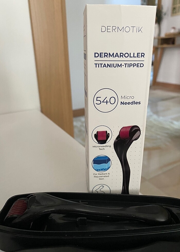 Dermotik Titanyum Uçlu 540 İğneli Saç Sakal Çıkarma Ve Cilt Bakı - Görsel 3