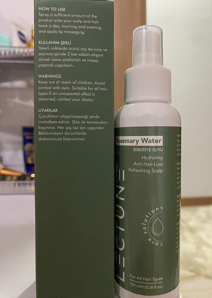 Saf Biberiye Suyu | Dökülme Karşıtı ve Hızlı Saç Uzatma Etkili G - Görsel 2
