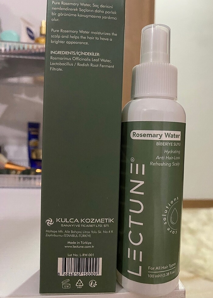 Saf Biberiye Suyu | Dökülme Karşıtı ve Hızlı Saç Uzatma Etkili G - Görsel 3