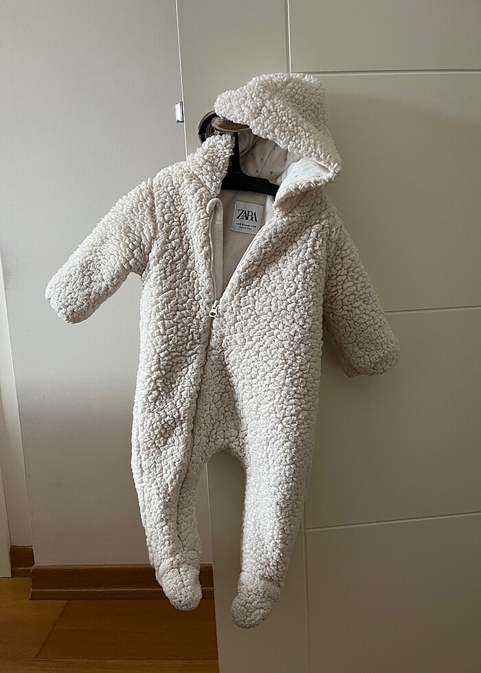 Zara kışlık astronot mont 0-3 ay - Görsel 3