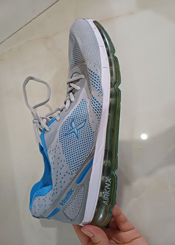 Mavi Gri Bağcıklı Erkek Spor Ayakkabı - Görsel 4