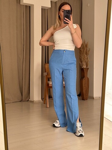 Diğer Yırtmaçlı kumaş pantslon