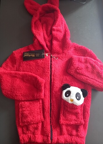 Kapüşonlu polar mont - Görsel 3