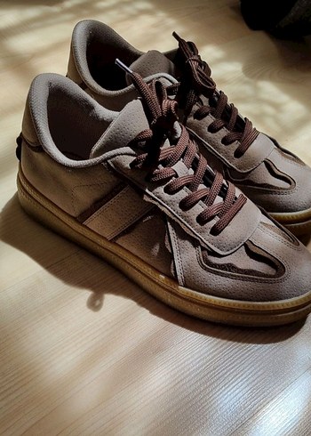 Kadın Sneaker Marjin Kahverengi