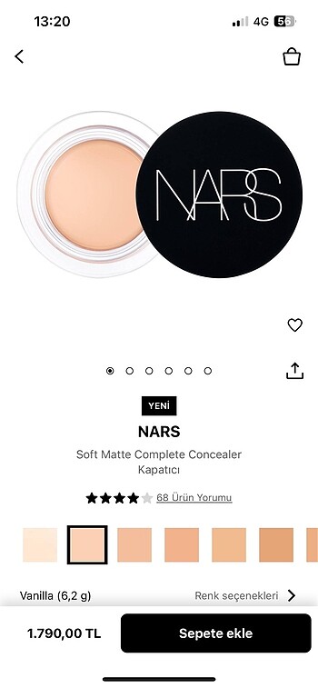 nars concealer