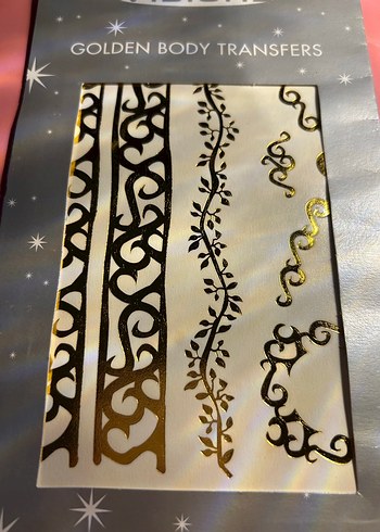 Parlak Altın geçici dövme - Görsel 2