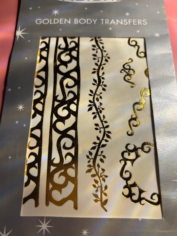 Parlak Altın geçici dövme - Görsel 2