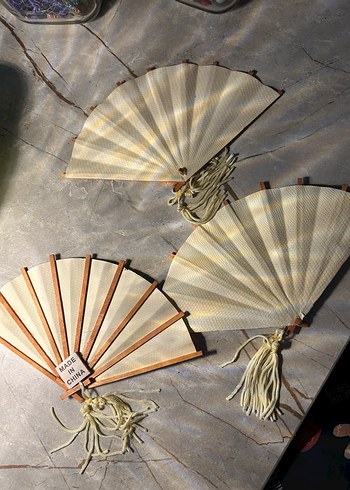 Beyaz mini Yelpaze - Görsel 2