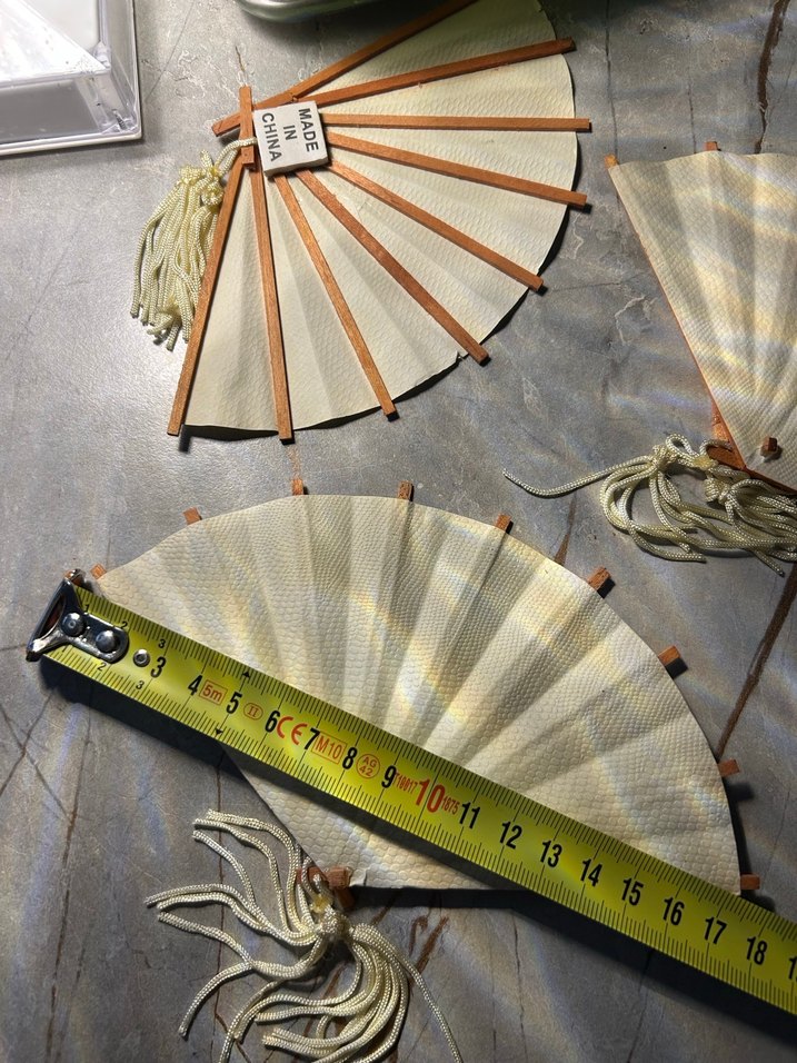 Beyaz mini Yelpaze - Görsel 3