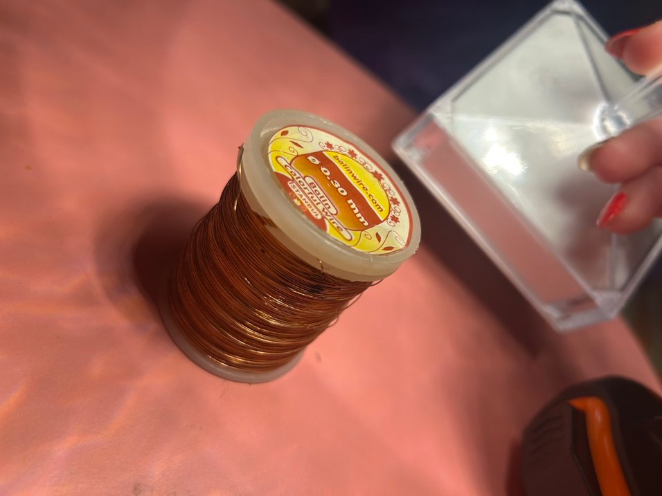 Parlak Altın Renkli bakır  Tel Makara - Görsel 2