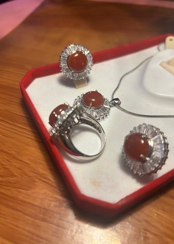 Mekke'den alındı taşlı takı seti - Görsel 3