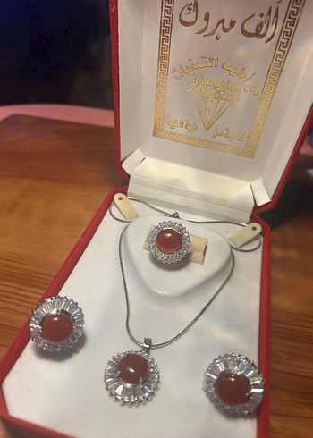 Mekke'den alındı taşlı takı seti - Görsel 2
