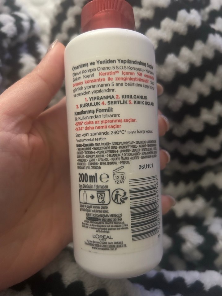 L'Oréal Elseve Komple Onarıcı 5 Bakım Kremi 300 ml - Görsel 2