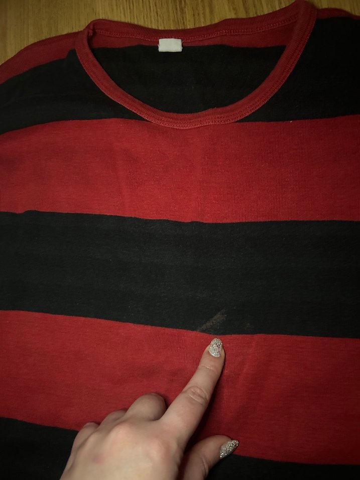 Çizgili Uzun Kollu Triko Kadın Kazak - Görsel 4