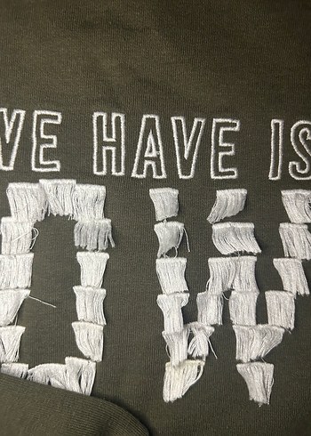 Haki Kadın Sweatshirt - Görsel 6