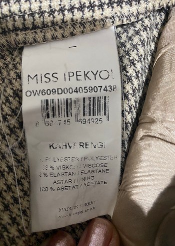 Bej Midi Pilili Kadın Kalem Etek - Görsel 7