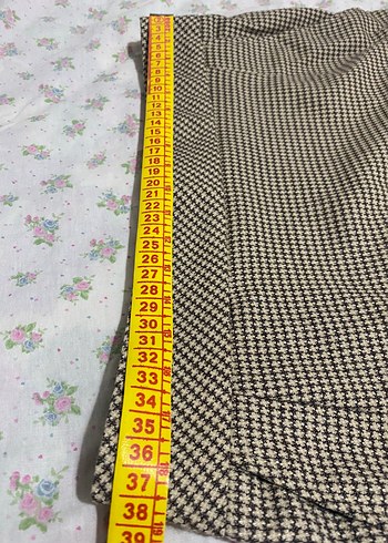 Bej Midi Pilili Kadın Kalem Etek - Görsel 6