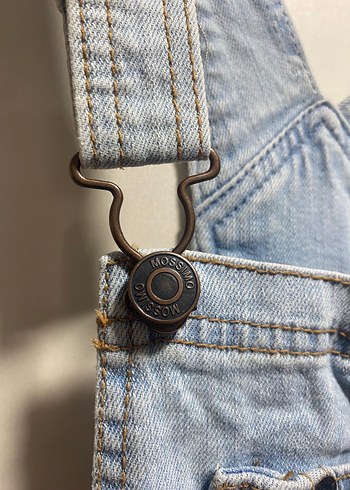 Vintage Mavi Denim Kadın Tulum - Görsel 5