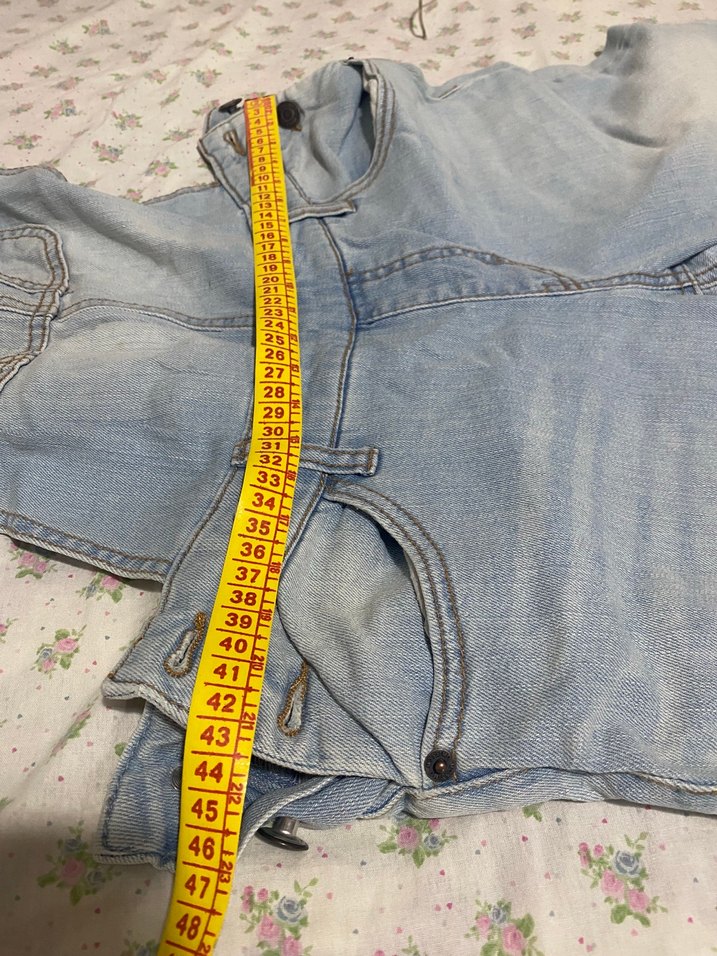 Vintage Mavi Denim Kadın Tulum - Görsel 3