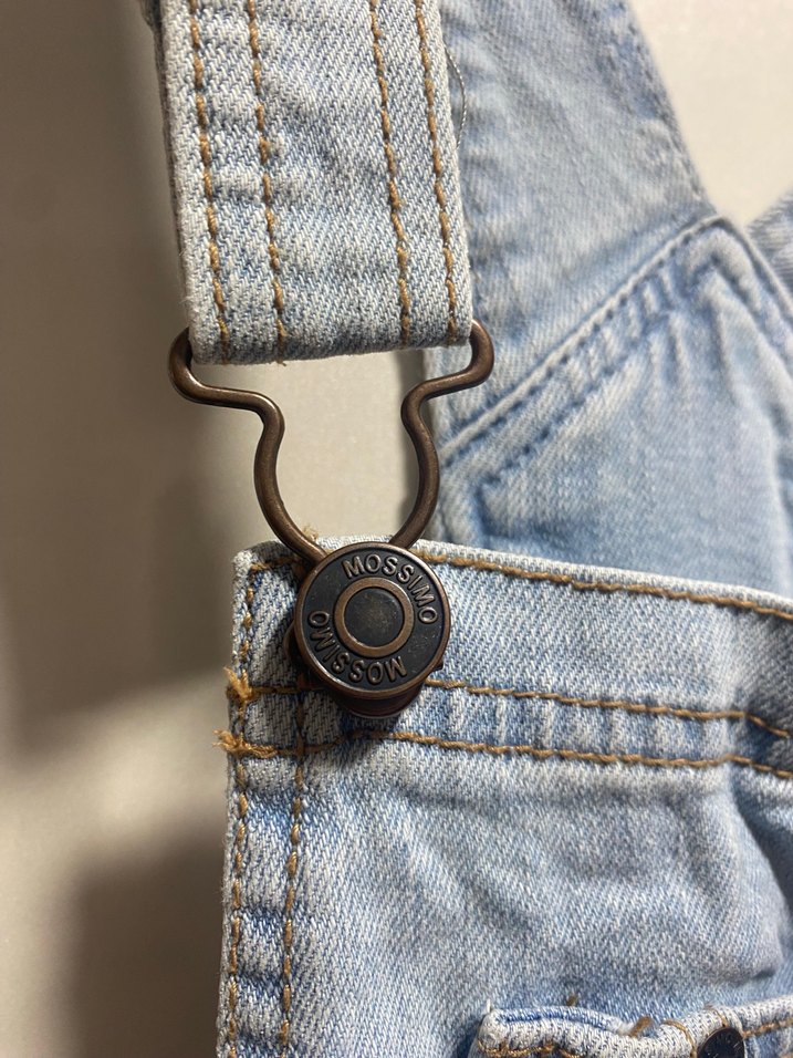 Vintage Mavi Denim Kadın Tulum - Görsel 5