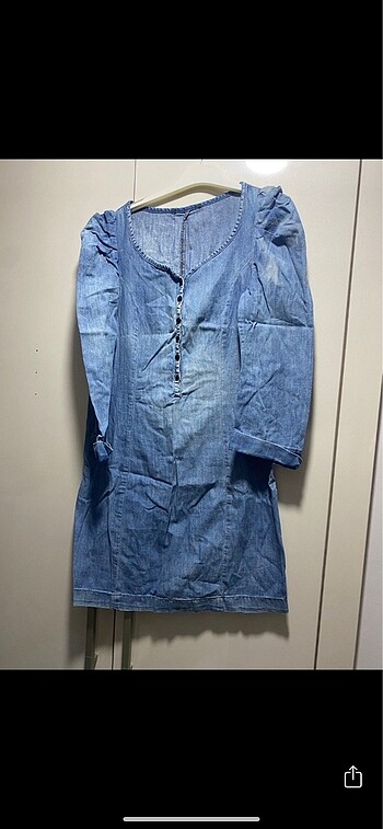 Mavi Jeans 36 beden kot jean taşlanmış elbise