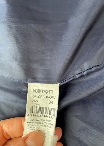 Koton Koton marka kadın lacivert 34 beden Kaban