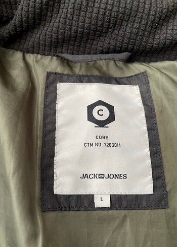 l Beden Jack & Jones Çıkabilir Kapüşonlu Siyah Renk Erkek Mont
